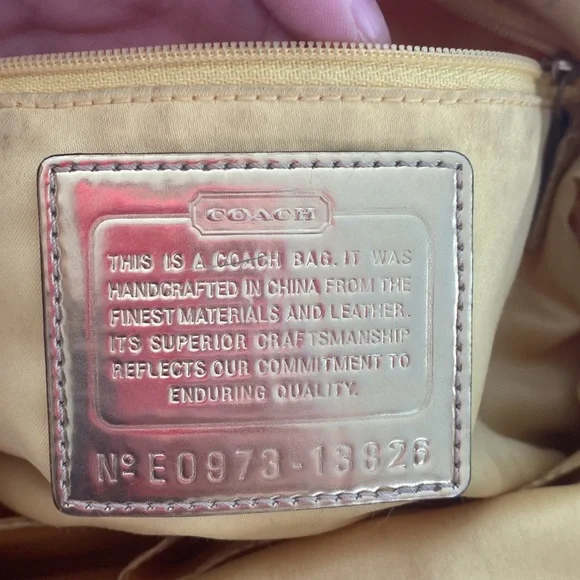 Authentic Coach bag, pink - Picture 5 of 6